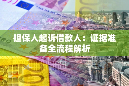 北京担保人起诉借款人：证据准备全流程解析