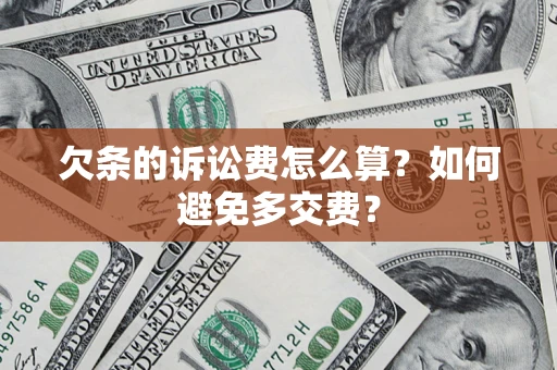 北京欠条的诉讼费怎么算？如何避免多交费？
