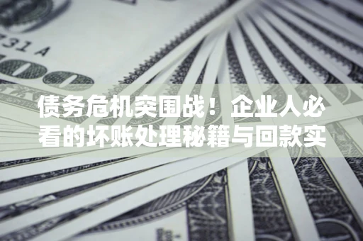 北京债务危机突围战！企业人必看的坏账处理秘籍与回款实战指南