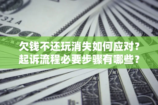 北京欠钱不还玩消失如何应对？起诉流程必要步骤有哪些？