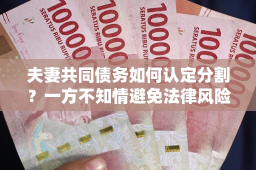 北京夫妻共同债务如何认定分割？一方不知情避免法律风险必看！